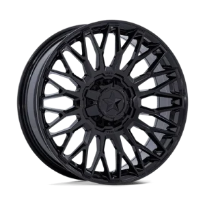MSA Offroad Wheels – M50 CLUBBER – Black – 14″x7″ 10mm – All weather Wheels – MA050BX14704A10